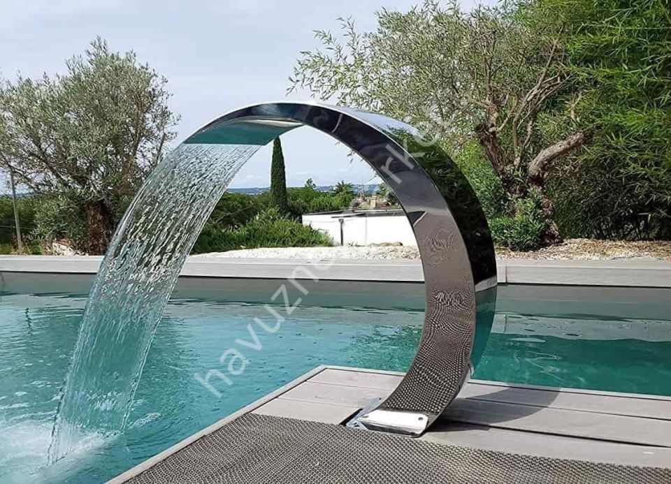 Su perdesi kobra model AISI 304 şelale 50x60 ölçü