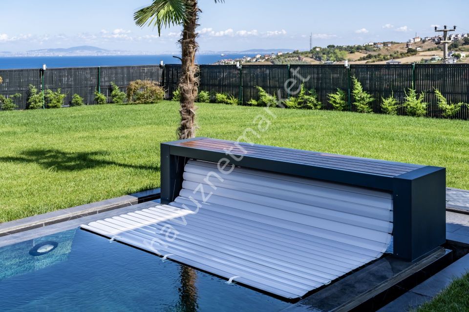 Prestij Model Otomatik Panjurlu Havuz Kapama Sistemi 5x10 Kapalı Bank Modeli