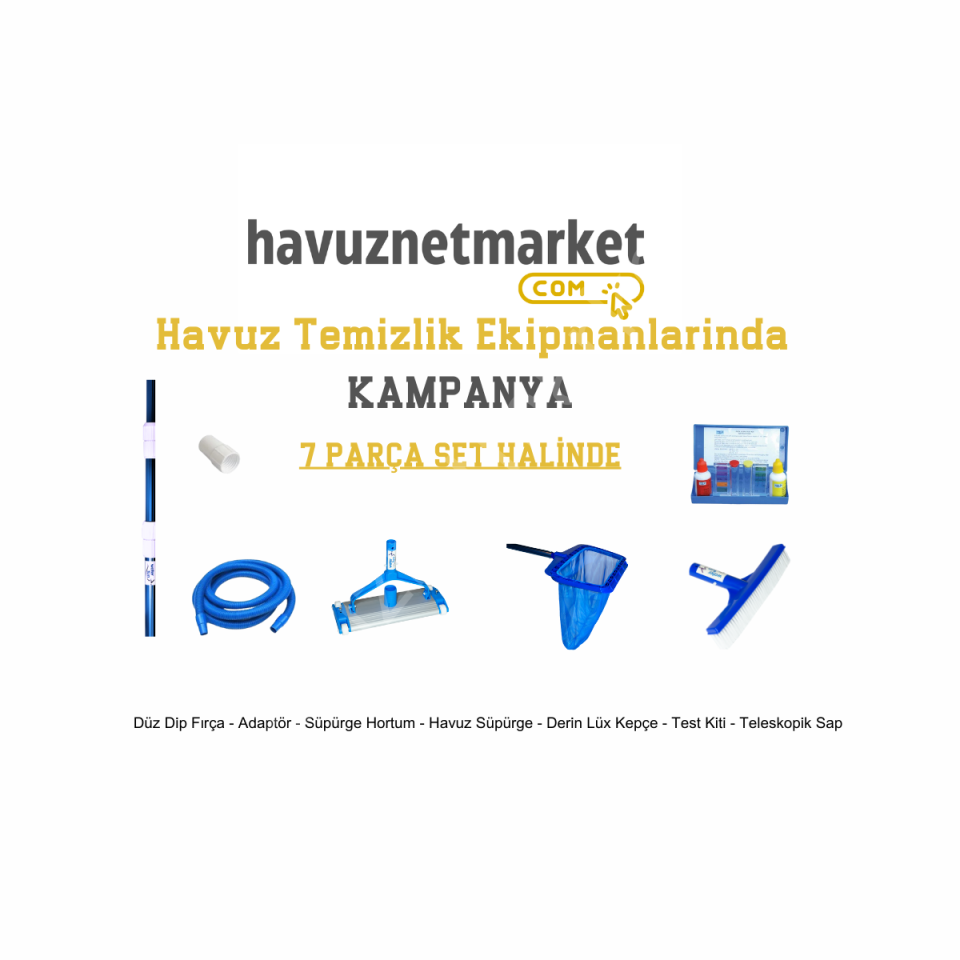 Havuz Süpürge Temizlik Seti