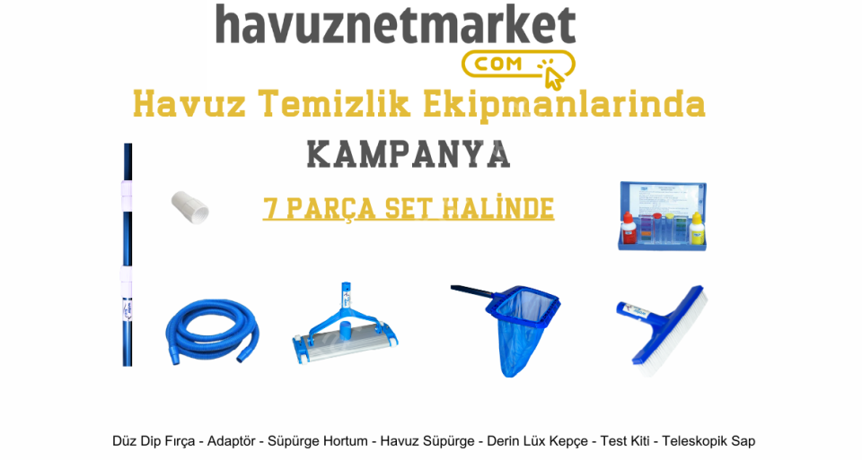Havuz Süpürge Temizlik Seti