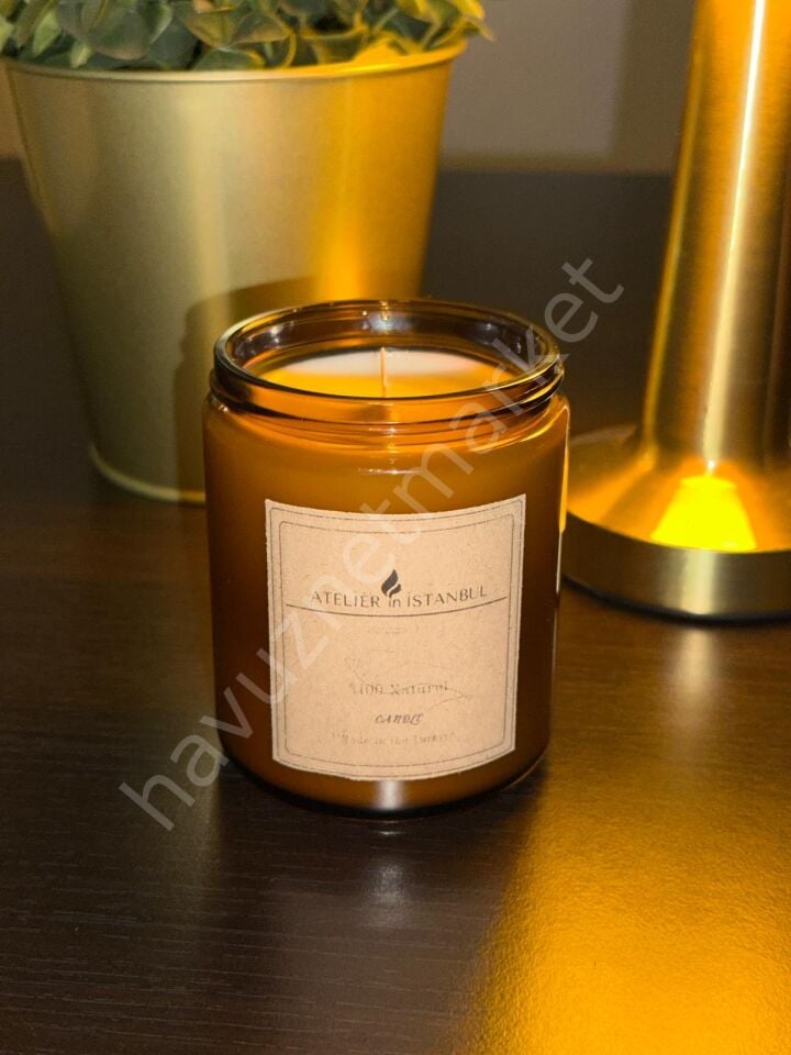 Atelier in İstanbul aromaterapi mum lavanta esanslı 210c